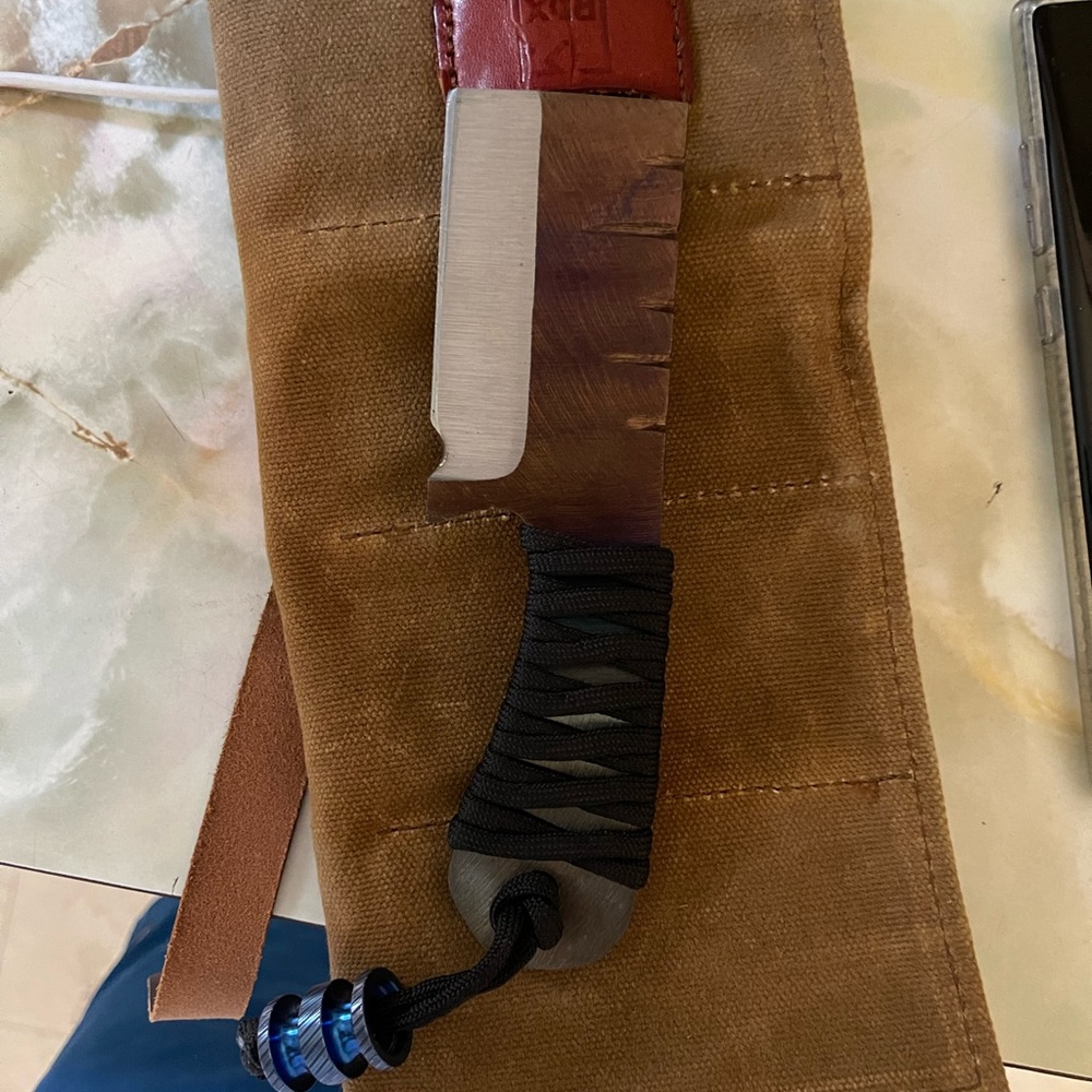 Mini custom cleaver knife